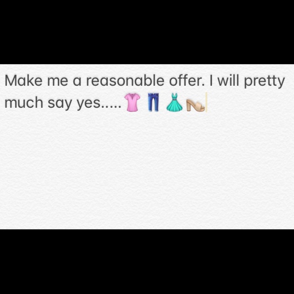 Make me an offer. Need to clean out my closet.